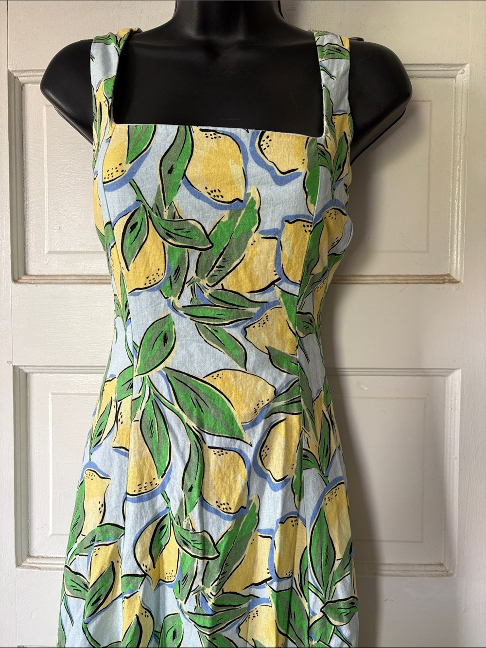 Isaac Mizrahi Sleeveless Lemon Print Sundress